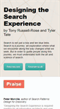 Mobile Screenshot of designingthesearchexperience.com