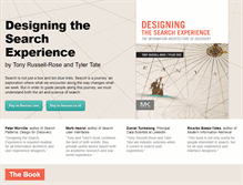 Tablet Screenshot of designingthesearchexperience.com